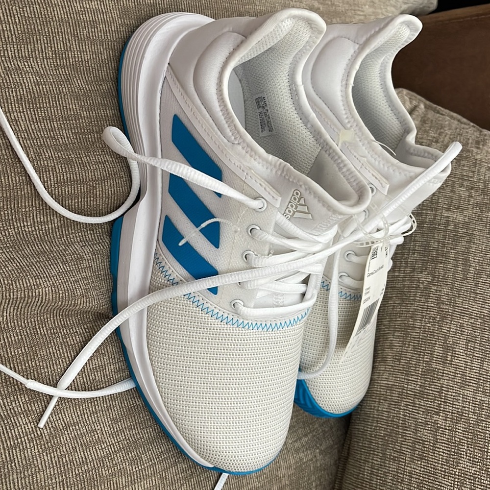 Adidas Womens Gamecourt Tennis Court Shoes Sneakers Size 6.5W NWT